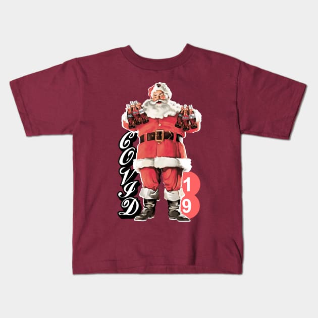 Santa 2022 Kids T-Shirt by Night9